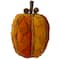 10&#x22; Orange &#x26; Brown Fall Harvest Tabletop Pumpkin